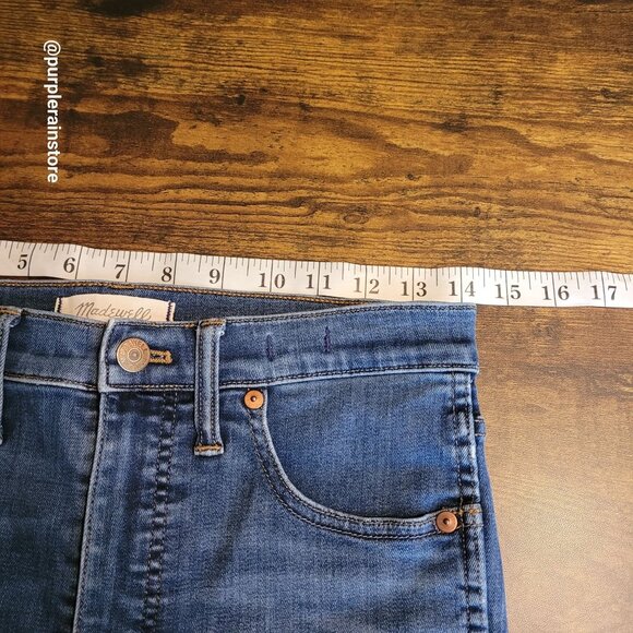 Madewell Jeans Size 28 Skinny 10" High Rise Tummy Control Danny Wash G7391 - Picture 8 of 12